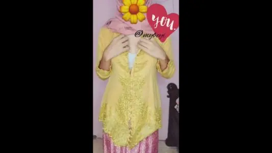 Ukhti Hijab Pink Digigit Brutal Memek Basah Banjir